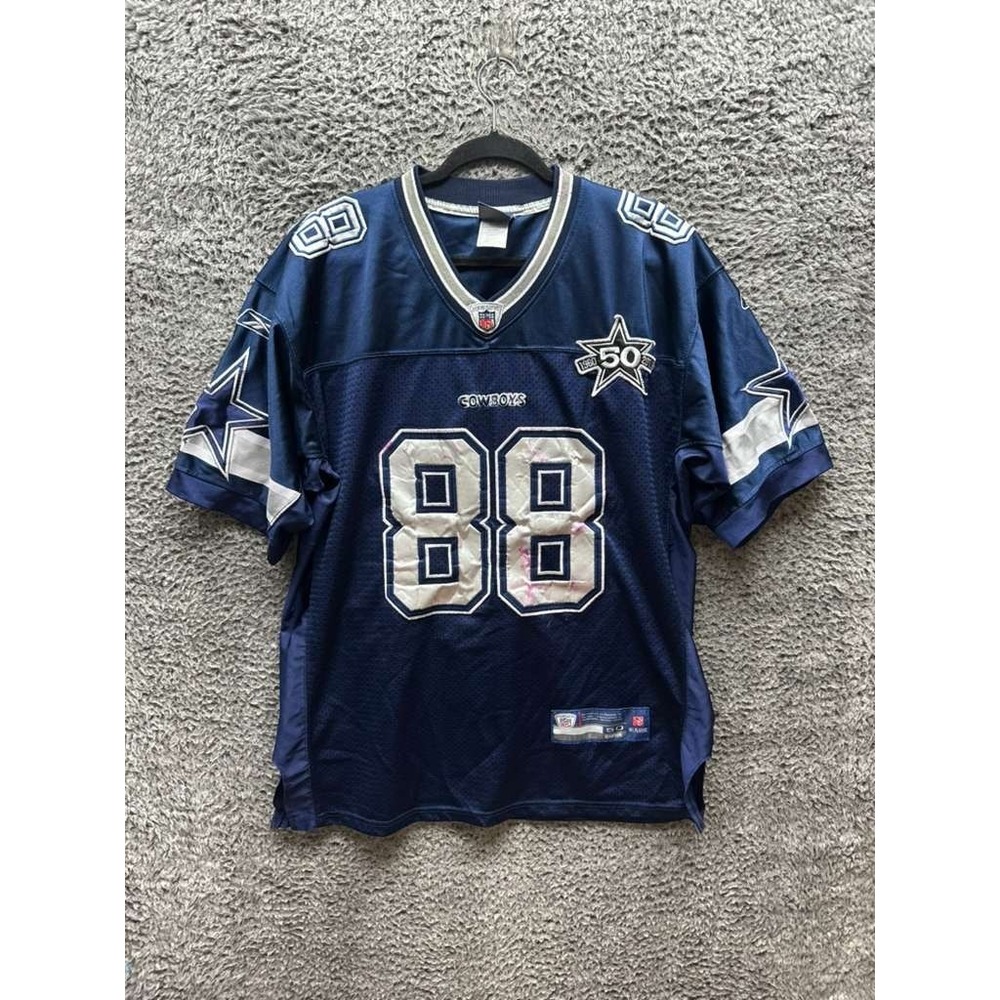 Reebok Dallas Cowboys Dez Bryant #88 NFL Football Jersey Blue Mens Size‎ 50